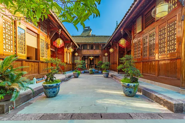 Traditional Chinese courtyard